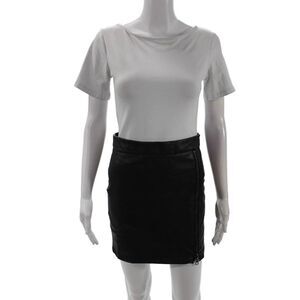 Romeo & Juliet Women Mini Pencil Skirt Black 100% Polyurethane Size S